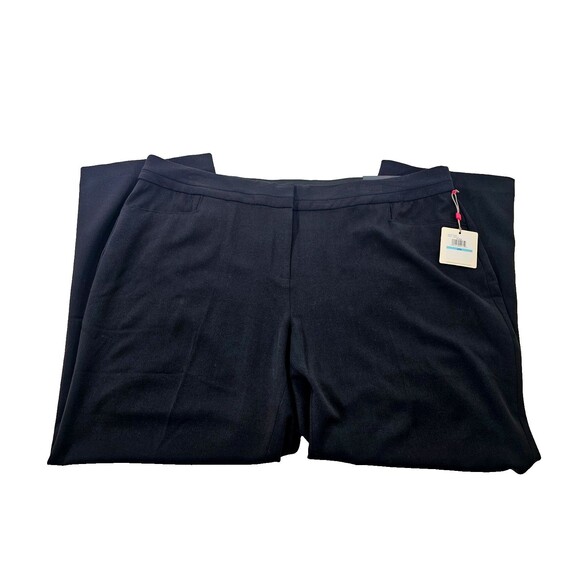 ALK Women's 20W Rafaella Curvy Fit Ankle Tapered Leg Dress Pants Slacks Black NW - Picture 2 of 7